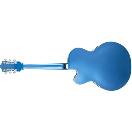Gretsch Electromatic Series G5420T Hollow Body Single-Cut Electric Guitar with Bigsby B60 Vibrato Tailpiece, 22 Frets, "U" Shape, Rosewood Fingerboard, Gloss, Fairlane Blue