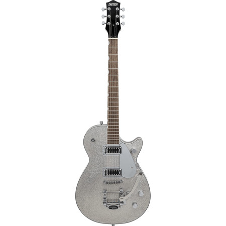 Gretsch G5230T Electromatic Jet FT Series Electric Guitar with Bigsby, Silver Sparkle