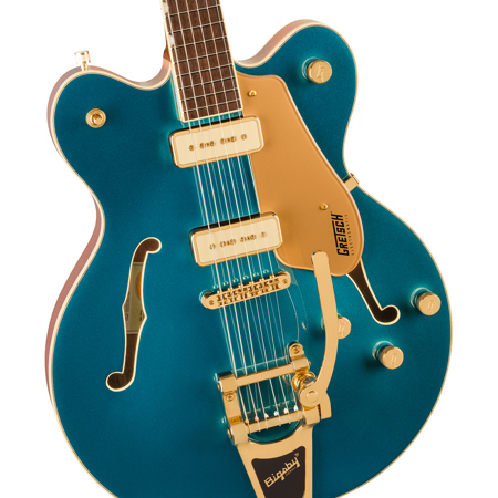 Gretsch Electromatic Series Pristine LTD Center Block Double-Cut Electric Guitar Petrol