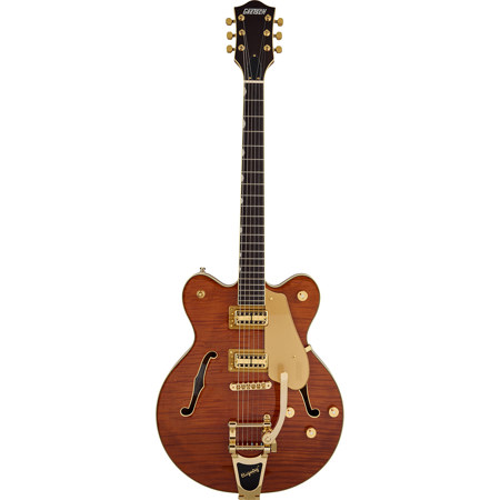 Gretsch Limited Edition Electromatic Series Broadkaster Electric Guitar with Bigsby, Roundup Orange Stain