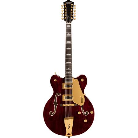 Gretsch G5422G-12 Electromatic Classic Hollow Body Double-Cut Gold Hardware 12-String Electric Guitar, Walnut Stain