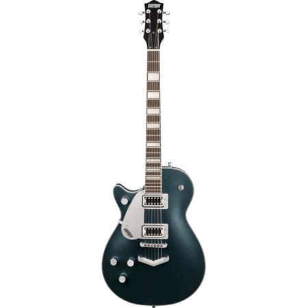 Gretsch G5220LH Electromatic Jet BT Single Cut V Stoptail Left Handed Electric Guitar Laurel Fingerboard Jade Gray Metallic