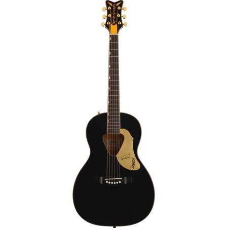 Gretsch G5021E Rancher Penguin Parlor Acoustic Electric Guitar, Black