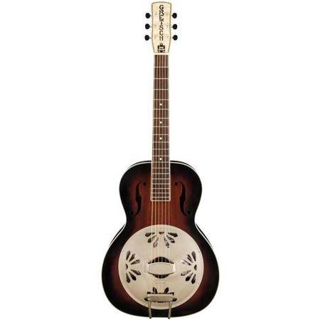 Gretsch G9240 Alligator Biscuit Roundneck Resonator Guitar, 2-Color Sunburst