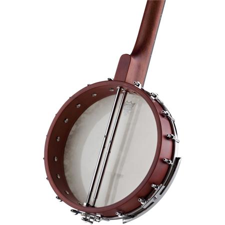 Gretsch G9450 Dixie 5-String Open-Back Banjo, Matte Vintage Mahogany Stain