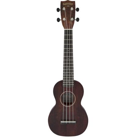Gretsch G9100-L Soprano Long-Neck Ukulele with Gig Bag, Vintage Mahogany Stain