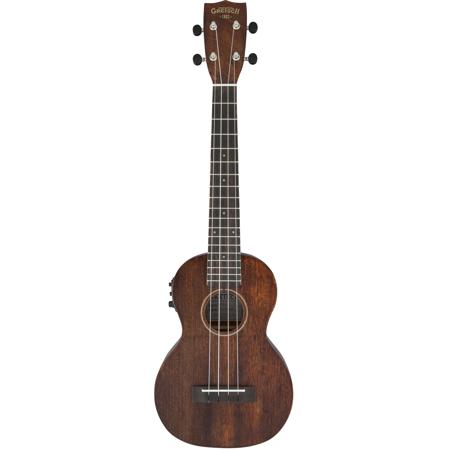 Gretsch G9110-L A.E. Concert Long-Neck Ukulele with Gig Bag, Vintage Mahogany Stain