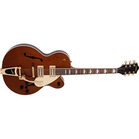 Gretsch G2410TG Streamliner Collection Hollow Body Single Cut Electric Guitar with Bigsby Single Barrel Stain