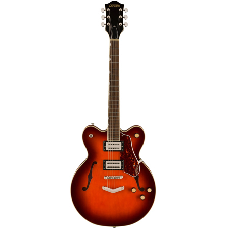 Gretsch G2622 Streamliner Center Block Double-Cut with V-Stoptail Electric Guitar, Fireburst