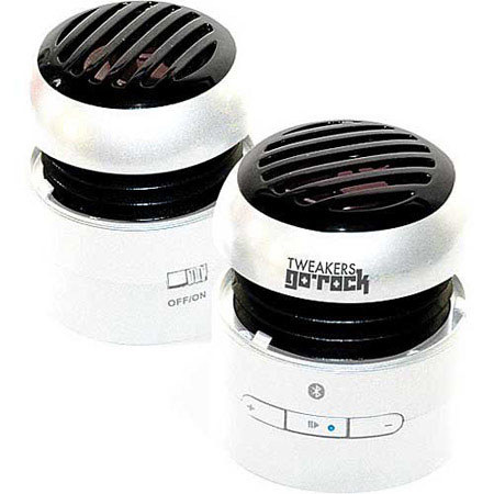 Grandmax Tweakers GoRock Wireless Stereo Speaker, White