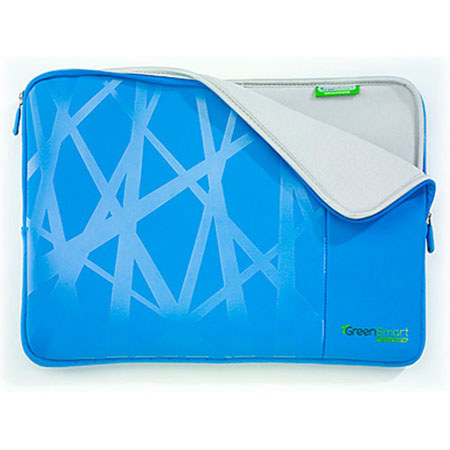 Greensmart Akepa 15.4" Laptop Sleeve, Blue Ice