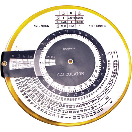 Gossen Calculator for Panlux 2