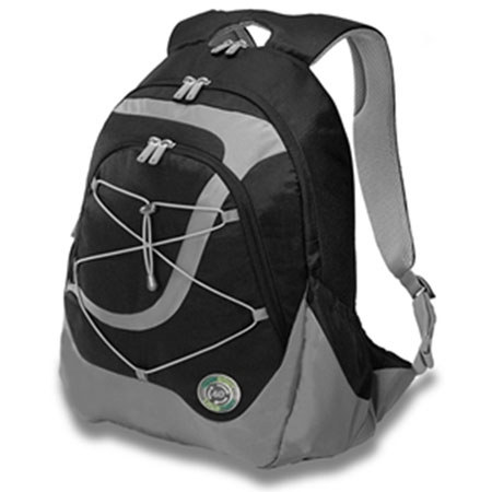 GreenSmart Mandrill Laptop Backpack, Black