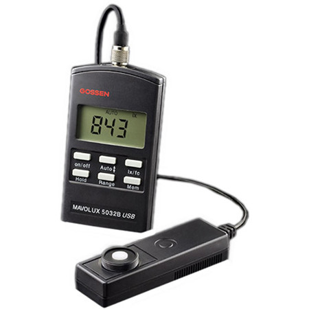 Gossen Mavolux 5032 C USB Digital Foot-Candle and Lux Meter