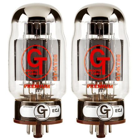 Groove Tubes GT-KT88-SV Medium Power Amplifier Tube, Matched Pair (2)