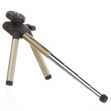 Giottos 5-sectionAluminum Mini Tabletop Tripod - Silver