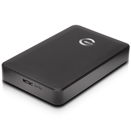 G-Technology G-Drive Mobile Portable 2TB USB 3.0 Hard Drive, BUS Powered, Black