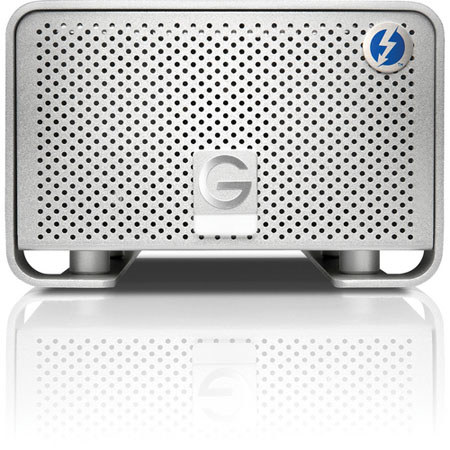 G-Technology 8TB G-RAID External Hard Drive Array with Thunderbolt, 2 SATA III Drive Bays, RAID 0