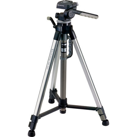 Giottos HD324 Classic Aluminum Tripod with 3Way Panhead, Height 63", up to 6 lbs