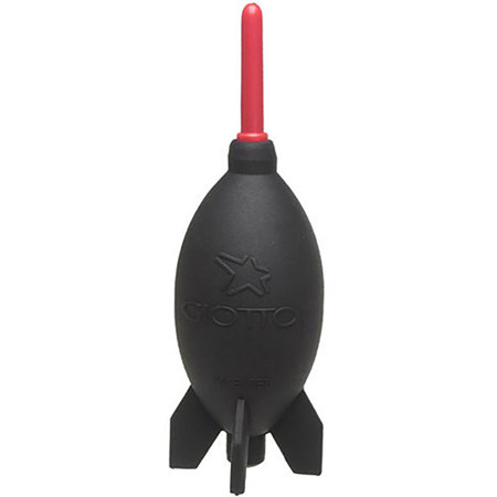 Giottos Rocket Air Blaster, Manual Air Blower with Medium Rubber Bulb - 6.6" Long