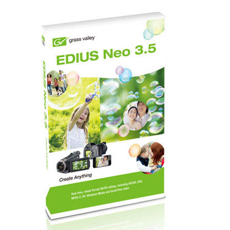 Grass Valley EDIUS Neo 3.5 Software Upgrade, Nonlinear Video Editing, Retail Box