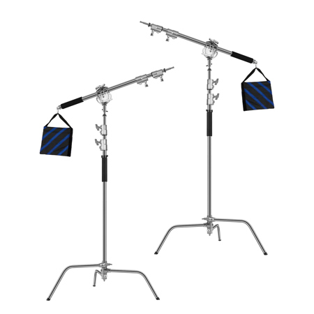 GVM C360 10.5' Turtle Base C-Stand and Cross Arm Boom Kit