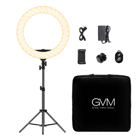 GVM HD18S 18" 55W Bi-Color LED Ring Light