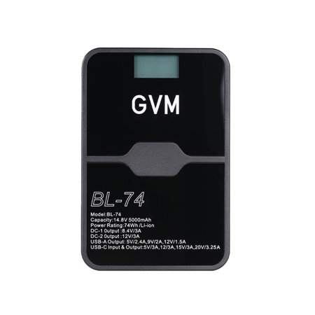 GVM BL-148 V-Mount Battery with D-Tap, USB and DC Outputs (5000mAh)