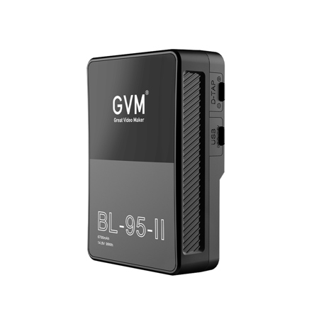 GVM BL95-II V-Mount Battery with Type-C & D-Tap and DC Outputs (6600mAh/95Wh)