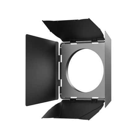 GVM FZ60 4-Way Barndoors for F60 Fresnel Lens & PRO SD400B, SD500B, SD650B Light