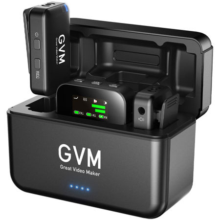 GVM GVM-MIC LM2 2-Person 2.4 GHz Wireless Microphone System