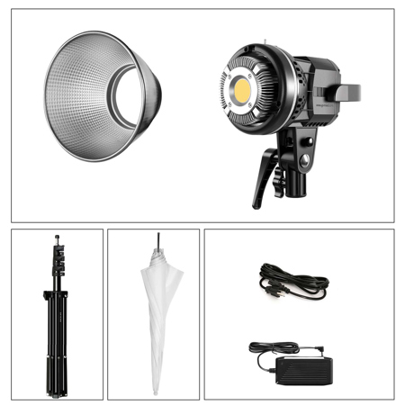 GVM LS-P80S 80W Daylight-Balanced Soft LED Video Light Kit with Umbrella