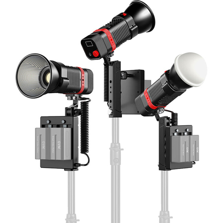 GVM PL60B 60W Bi-Color Pocket LED Video 3-Light Kit