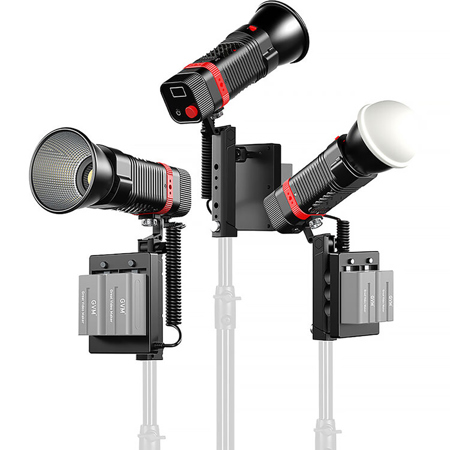 GVM PL60C 60W RGB Pocket LED Video 3-Light Kit
