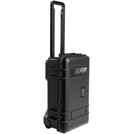 GVM QX26 Wheeled Hard Case with Padded Divider Insert, Black