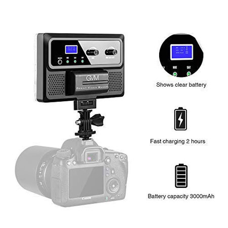 GVM RGB-10S RGB On Camera RGM LED Video Light