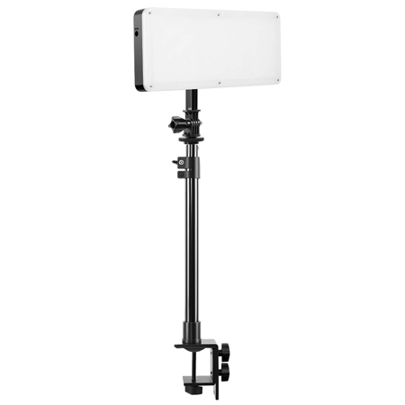 GVM RGB20W 20W RGB On-Camera LED Video Light with Stand and Power Supply