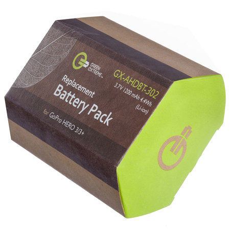 Green Extreme AHDBT-302 Battery Pack for HERO3 & HERO3+