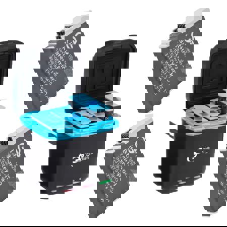 Green Extreme Battery Charger Kit for GoPro Hero 12 11 10 9, 2-Pack Battery + Triple Charge Case with Type-C Charging Cord 1730mAh, Cold Weather Version, GoPro Replacement Batteries