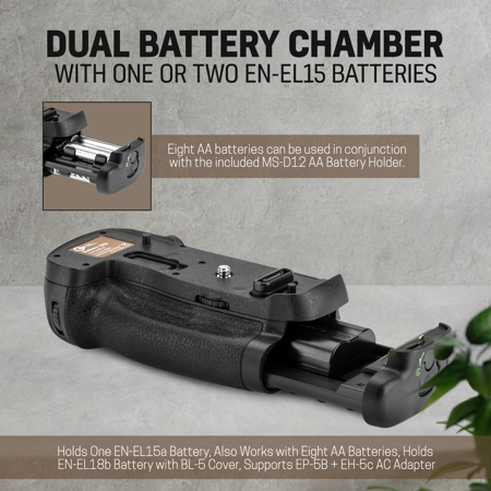 Nikon MB-D18 D850用  オマケ ＢＬ-5 Nikon正規品 Nikon MB-D18 Multi-Power Battery Pack 27188 B&H Photo Video