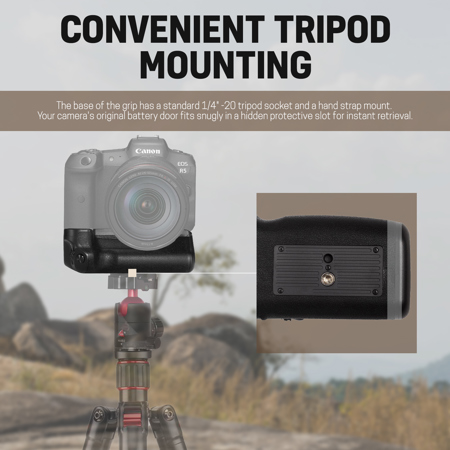 Green Extreme BG-R10 Battery Grip for Canon EOS R5 and R6 Cameras