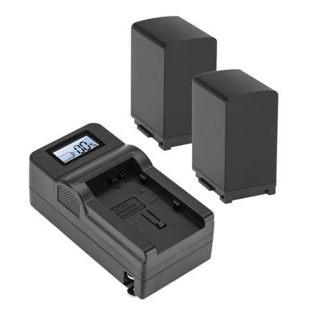 Green Extreme 2x BP-828 7.4V 19.8Wh Li-Ion Batteries, Bundle with Green Extreme Smart Charger Kit