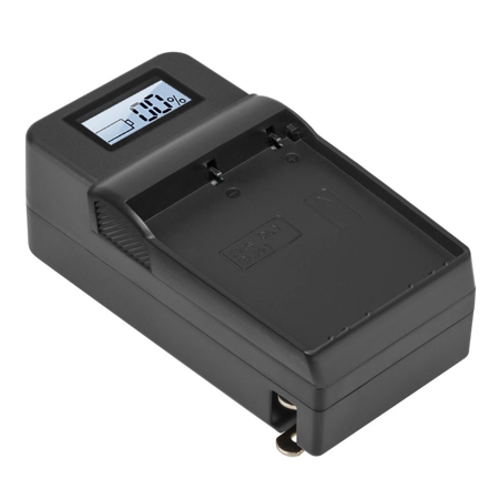 Green Extreme Compact Smart Charger with LCD Screen for Olympus BLH-1