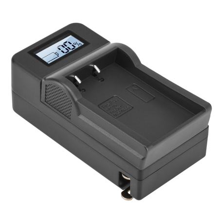Green Extreme Compact Smart Charger with LCD Screen for Olympus BLS-50