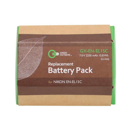 Green Extreme EN-EL15c 7V 2250mAh Lithium-Ion Battery Pack GX-EN-EL15C