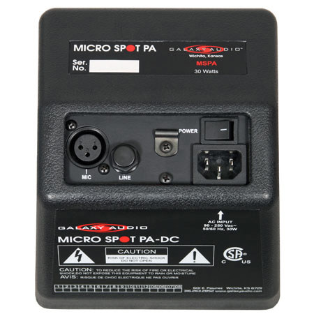 Galaxy Audio MSPA Powered Micro Spot PA System