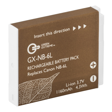 Green Extreme NB-6LH Battery Pack