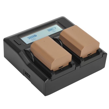 Green Extreme 2x NP-FZ100 17.3Wh Li-Ion Battery w/Dual Smart Charger & 2x Plate