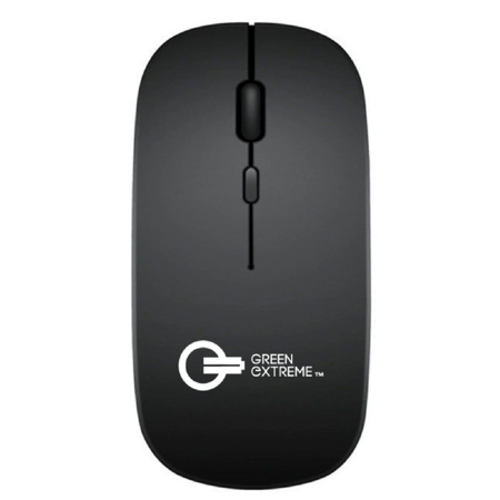 Green Extreme Wireless Ergonomic Mouse, Bluetooth 5.0 and 2.4G (Black)