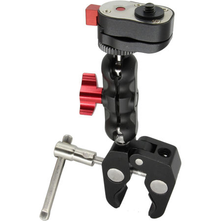 GyroVu Clamp Mount, Mini 360 Degree Swivel 1/4" Mount & Quick Release, 4 lb Load